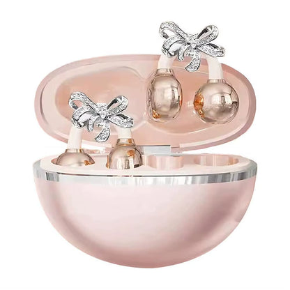 Wireless Bluetooth Clip-On Earbuds with Detachable Crystal Bowknot Earrings for Sports, Fitness, and Workouts