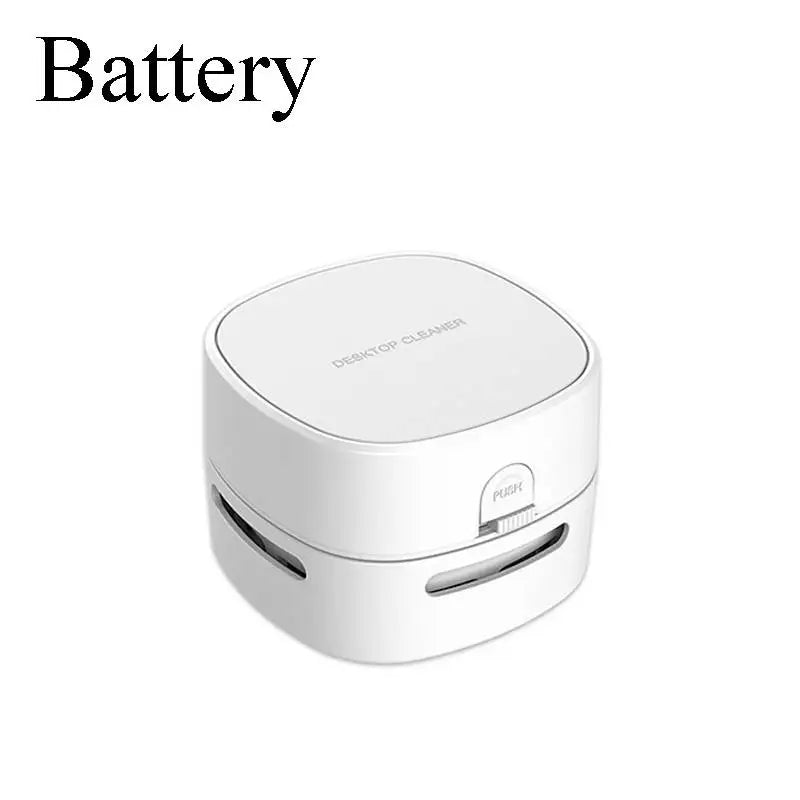Handheld Mini Desktop Vacuum Desktop Cleaner Cleaning Energy Saving 360 Degree Rotation for Keyboard Home Office School