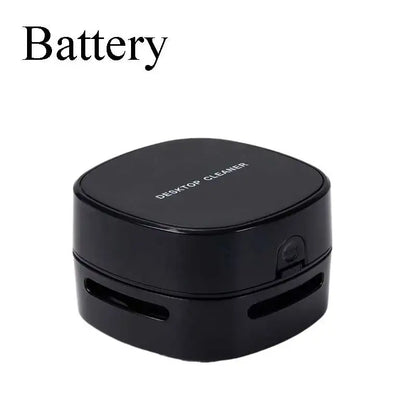 Handheld Mini Desktop Vacuum Desktop Cleaner Cleaning Energy Saving 360 Degree Rotation for Keyboard Home Office School