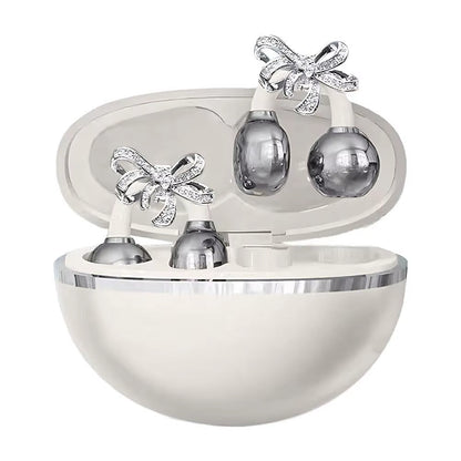 Wireless Bluetooth Clip-On Earbuds with Detachable Crystal Bowknot Earrings for Sports, Fitness, and Workouts